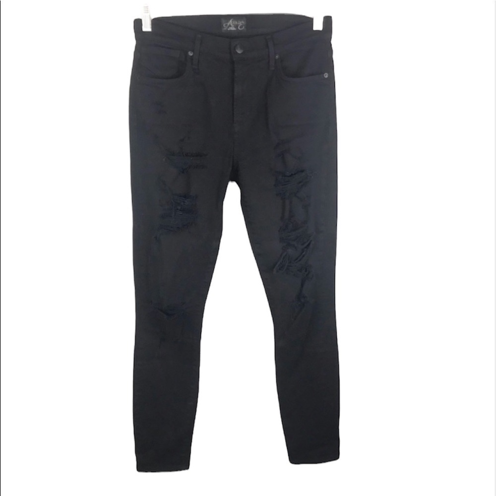 AGOLDE Sophie Skinny high Rise Black Jeans Sz‎ 28